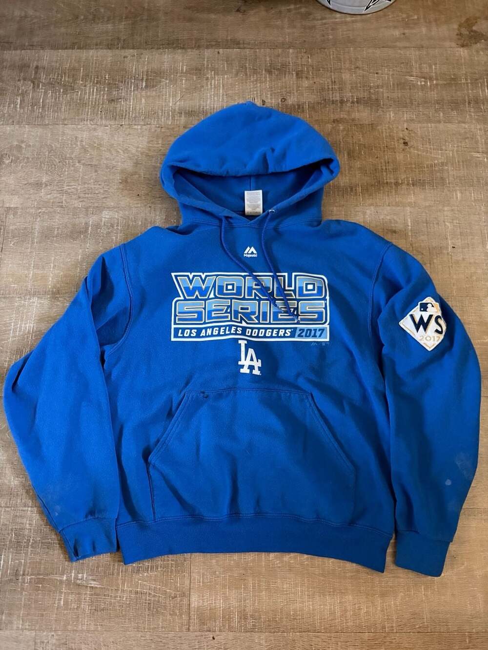 Majestic Los Angeles Dodgers 2017 World Series Pullover Hoodie